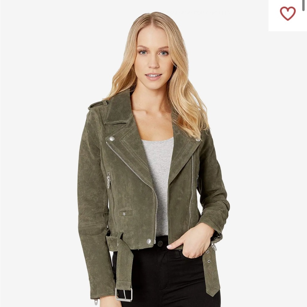Blank NYC Suede Moto Jacket